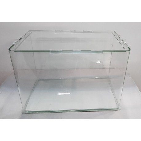 Acuario curvo con tapa 45 x 28 x 30
