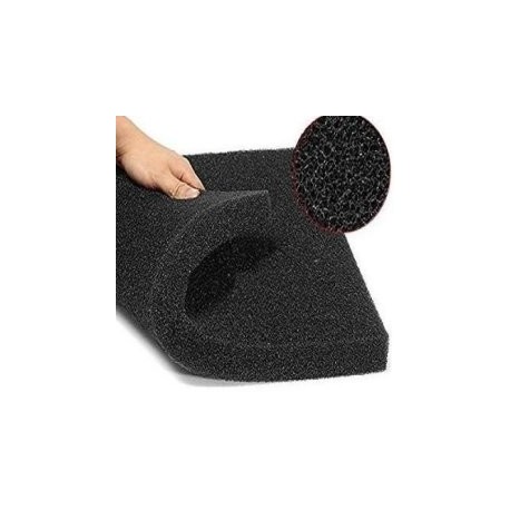 esponja para acuarios 25x25. espesor 5 cm