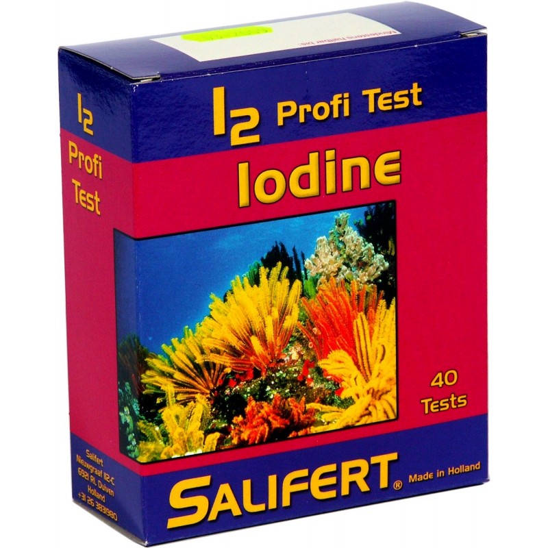 Test de Iodine Salifert