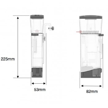 Skimmer interno Nano Mini Q